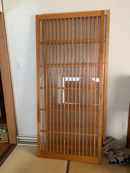 引き違いガラス木製ガラス建具